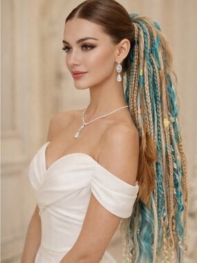 Caribe Ocean Muse 24” Braided Ponytail Extension